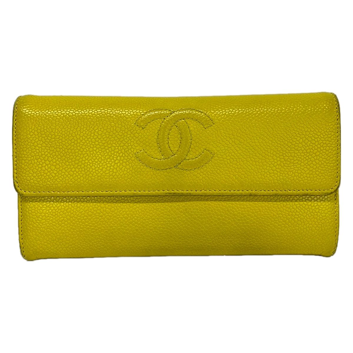 CHANEL(シャネル) 長財布 - イエロー ココマーク
