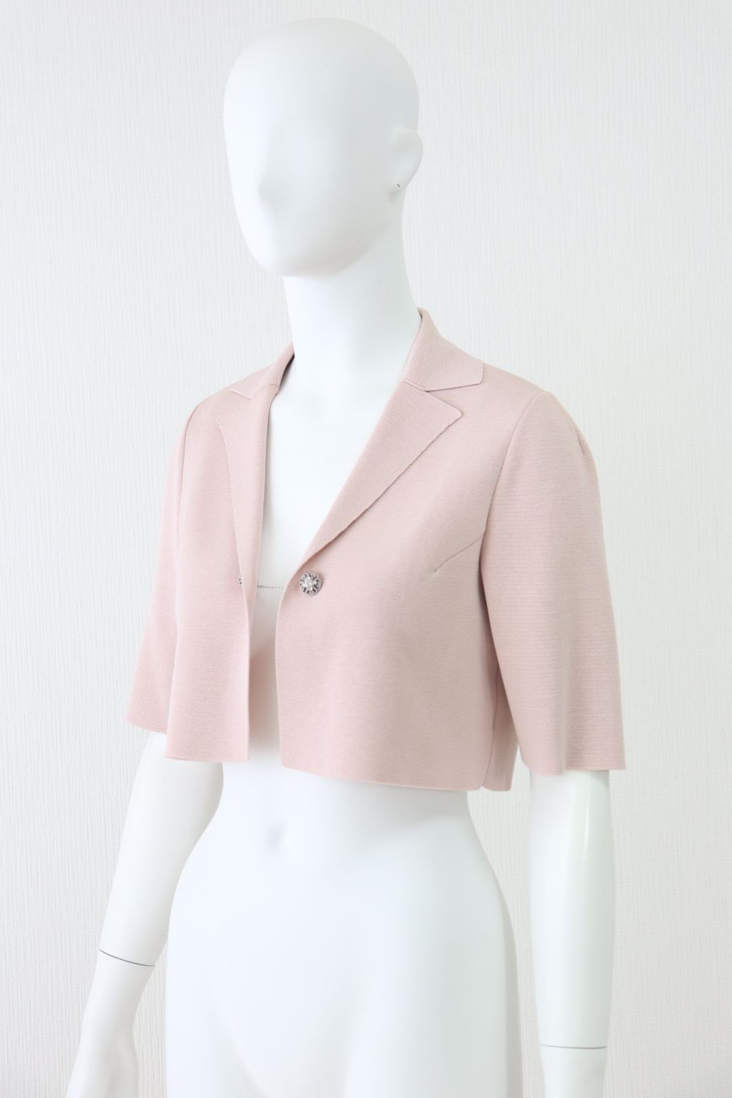 FOXEY Little Jewel ニットジャケット ボレロカーディガン 37110 ピンク フォクシー FOXEY Little Jewel ニットジャケット ボレロカーディガン 37110 ピンク フォクシー