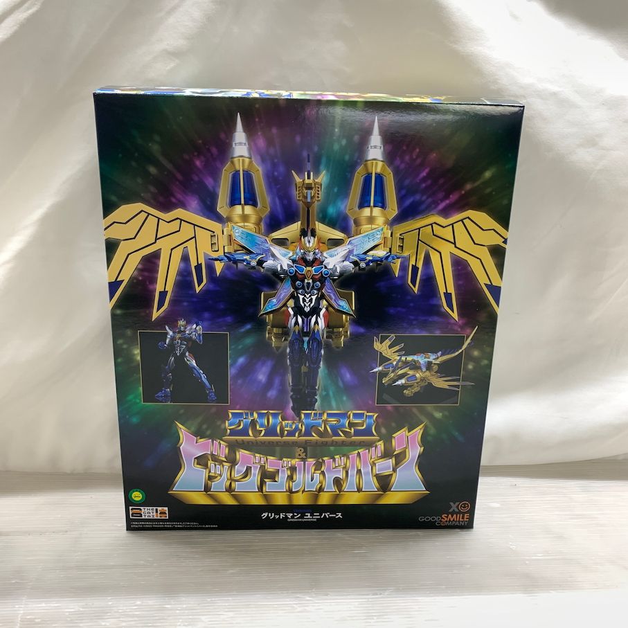 【現状渡し品】 グリッドマン ユニバース THE合体/グリッドマン(Universe Fighter)＆ビッグゴルドバーン 【052-260609-MS-09-min】