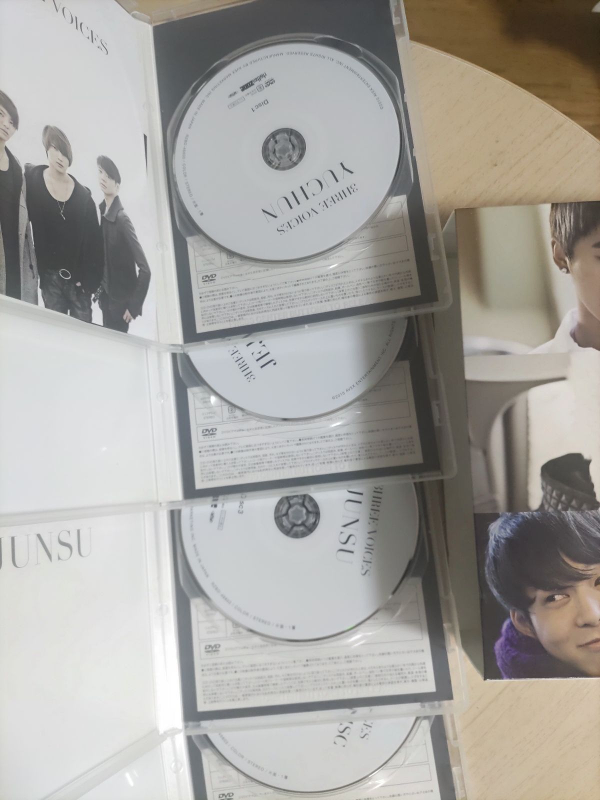 JUNSU/JEJUNG/YUCHUN/3HREE VOICES〈4枚組〉 JUNSU JEJUNG YUCHUN 3HREE VOICES 4枚組 DVD JYJ 東方神起 - メルカリ