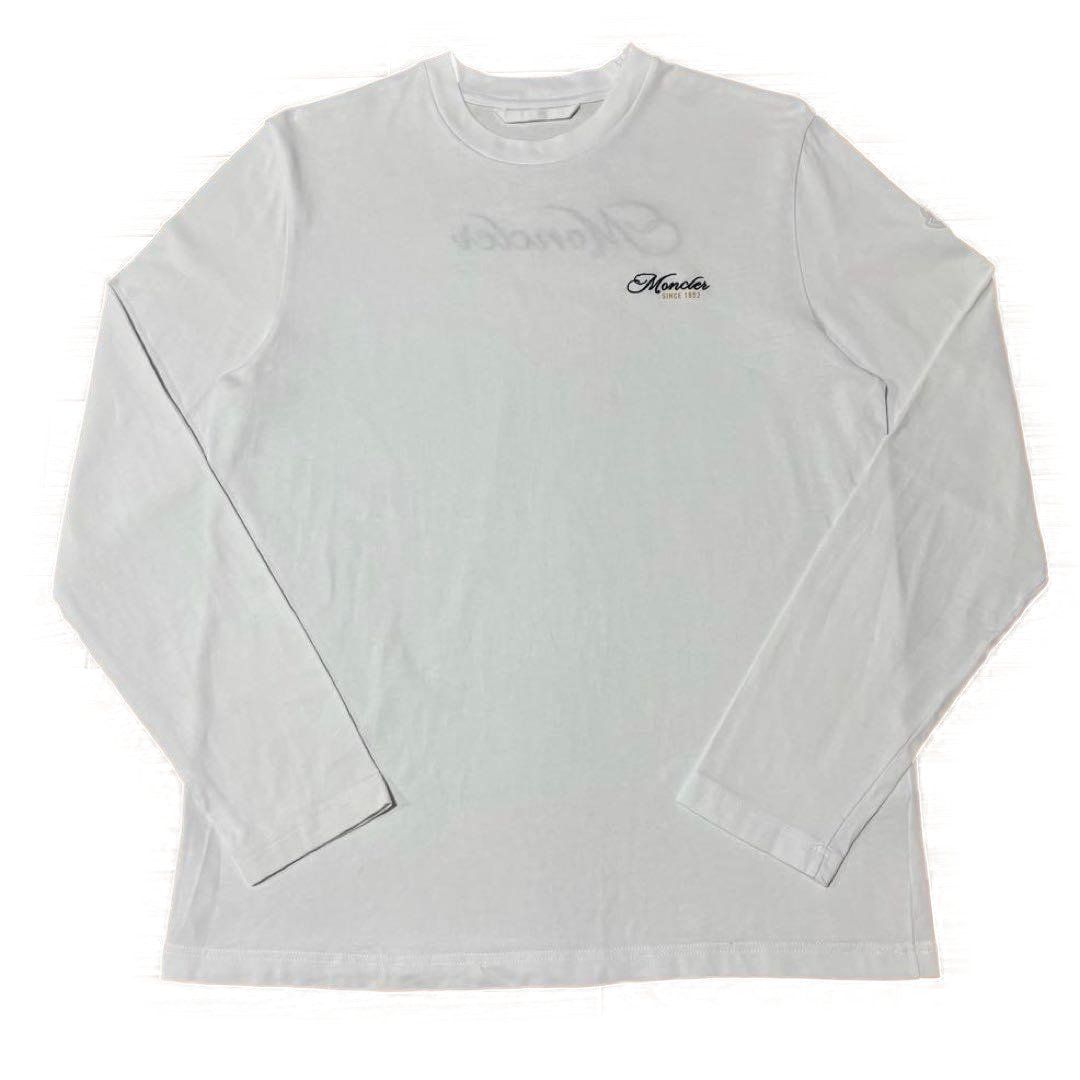 モンクレール　白ワッペン　長袖Tシャツ　L 国内正規品 5S594