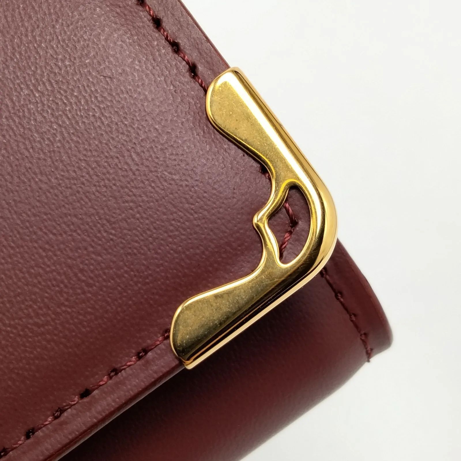 ✨️Cartier✨️カルティエ マストライン レザー キーケース ボルドー
