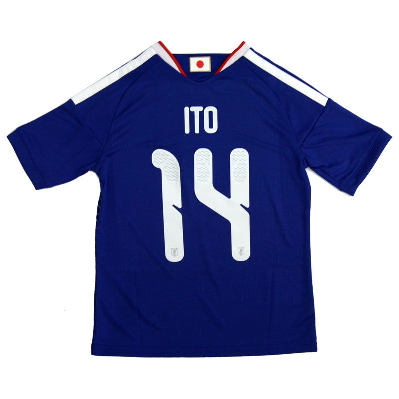 キッズ アディダス サッカー日本代表 2026 ホーム レプリカ ユニフォーム 背番号14 伊東純也 ジュニア JAPAN 26SS(UV719-JZ9688)、伊東純也(14)