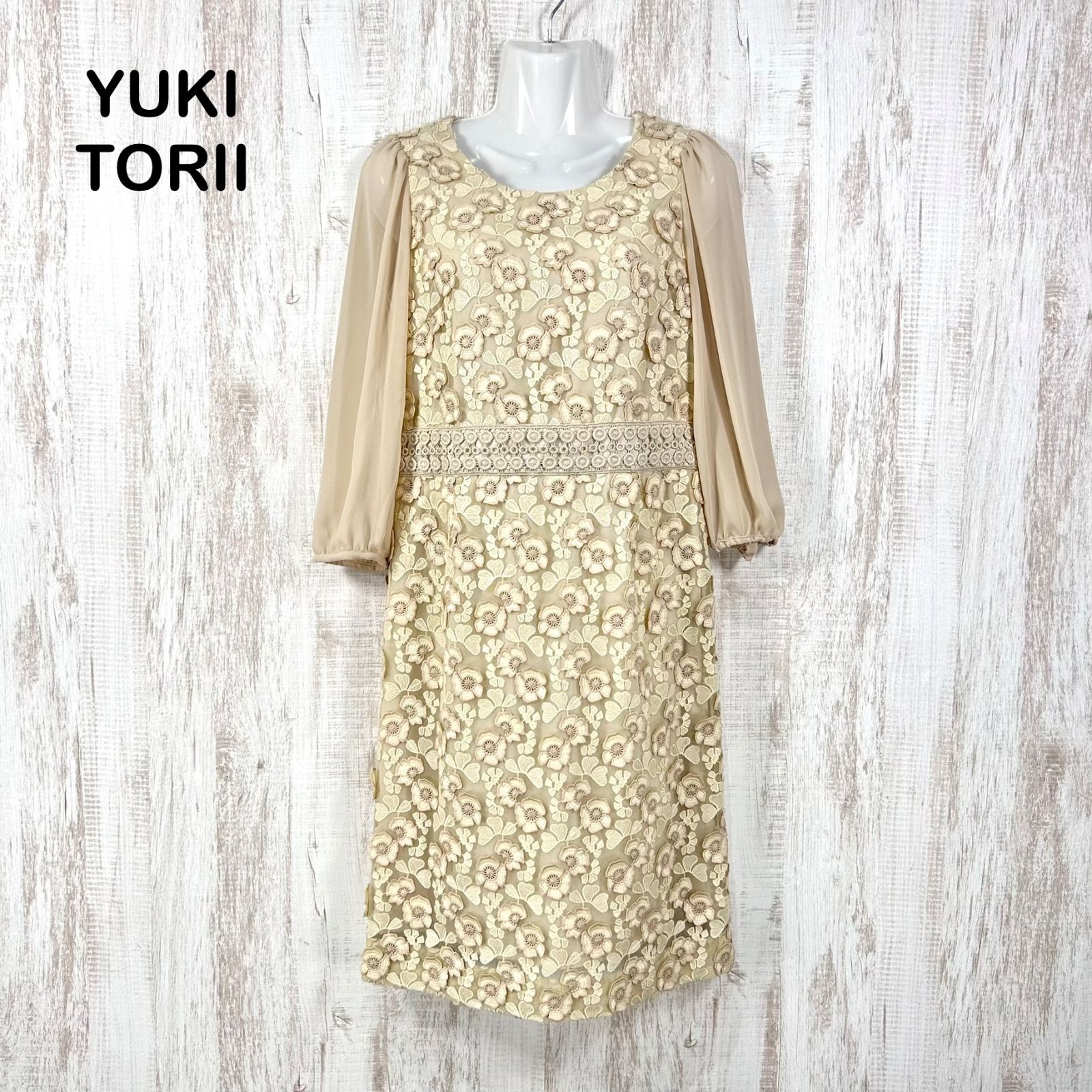 YUKI TORII INTERNATIONAL ユキトリイインターナショナル 花刺繡 総