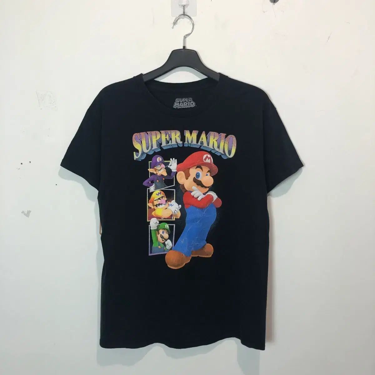 スーパーマリオ 半袖Tシャツ ブラック