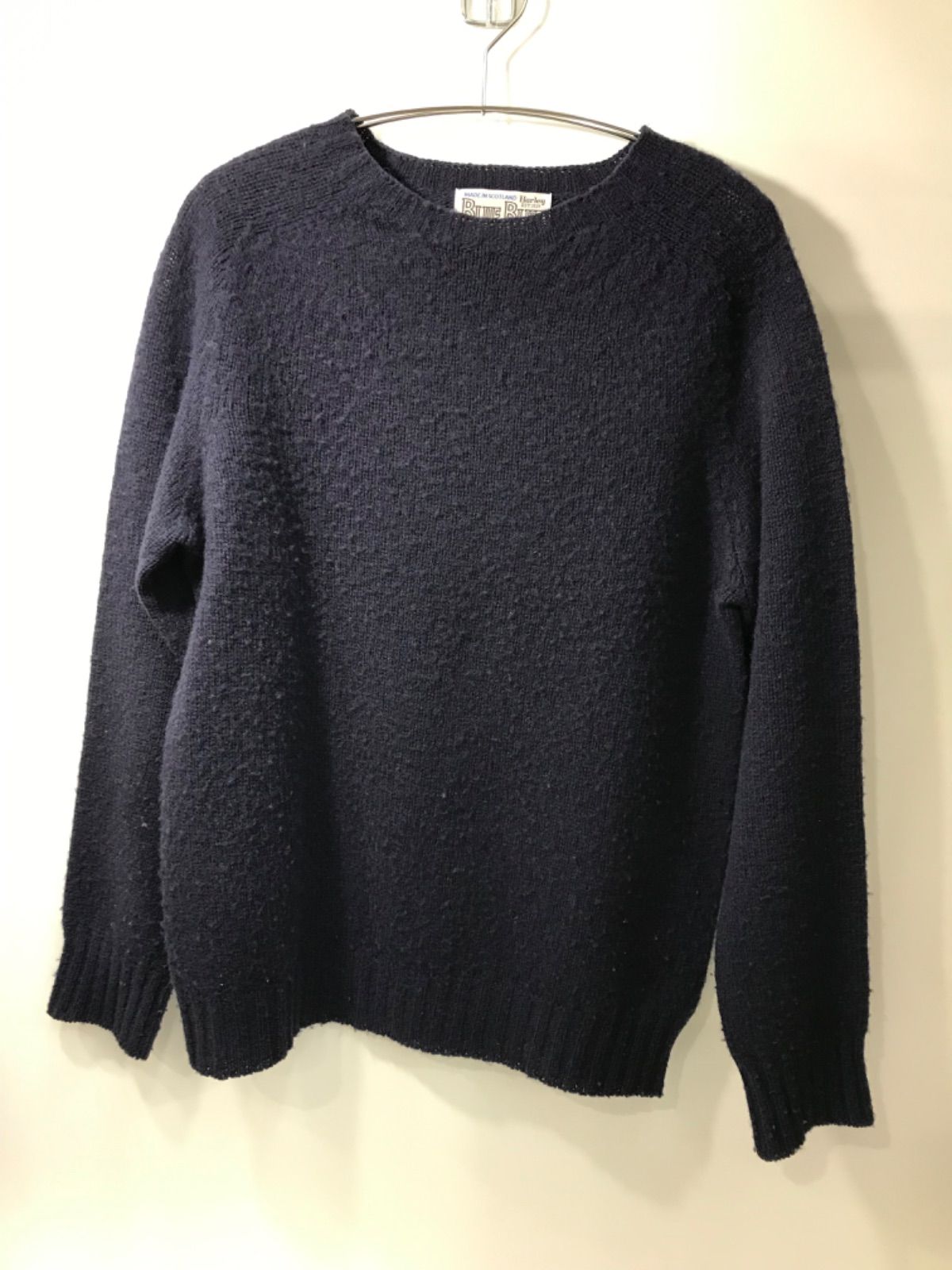 BLUE BLUE × Harley of Scotland ニットセーター