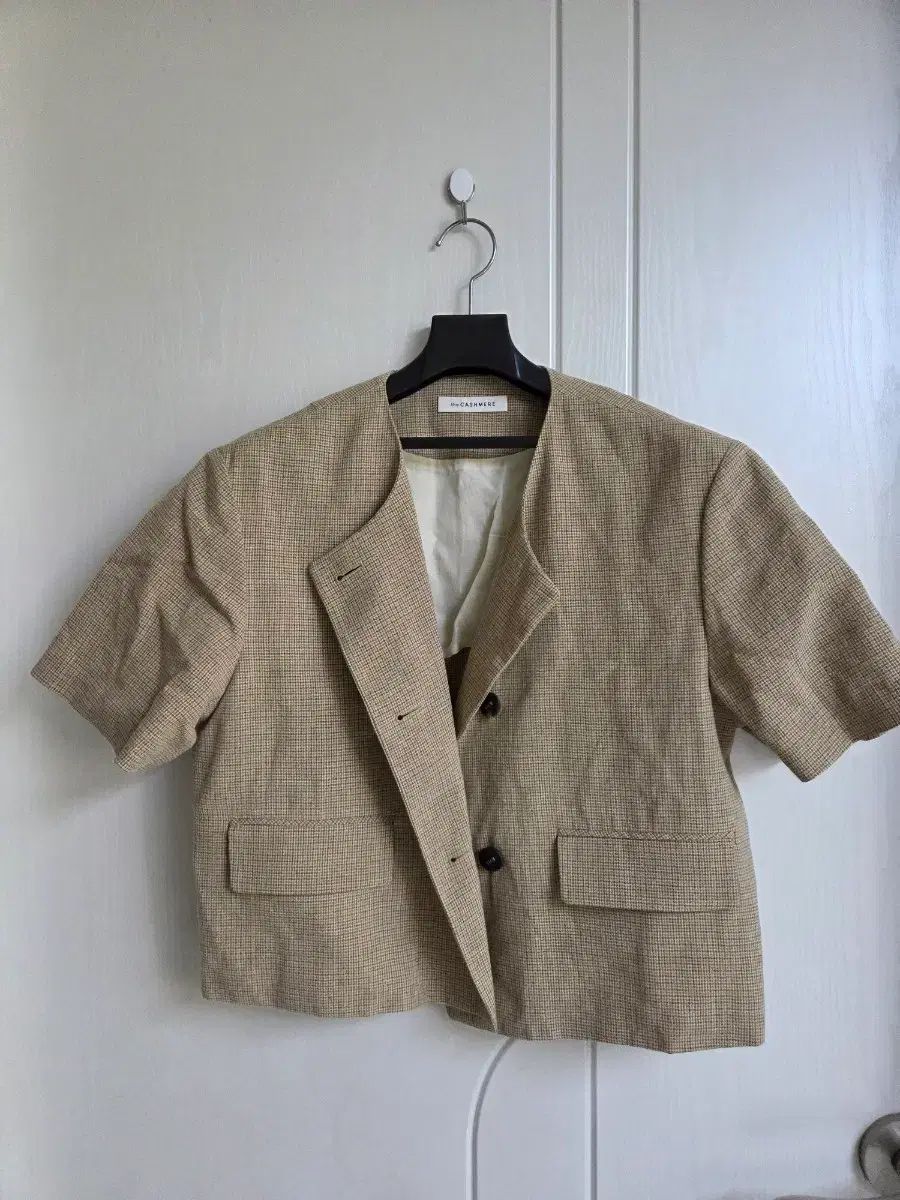 the CASHMERE 夏 半袖 ジャケット