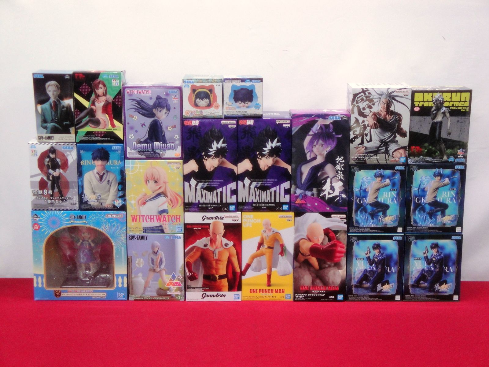 【カメ】【未開封品】幽遊白書 ワンパンマン スパイファミリー 青の祓魔師 ダンダダン 他 ジャンプ系 フィギュア まとめ 22点 314