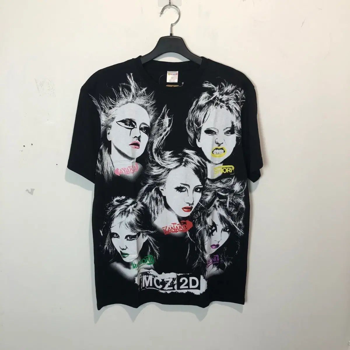 MCZ 2Dプリンティング半袖Tシャツ ブラック