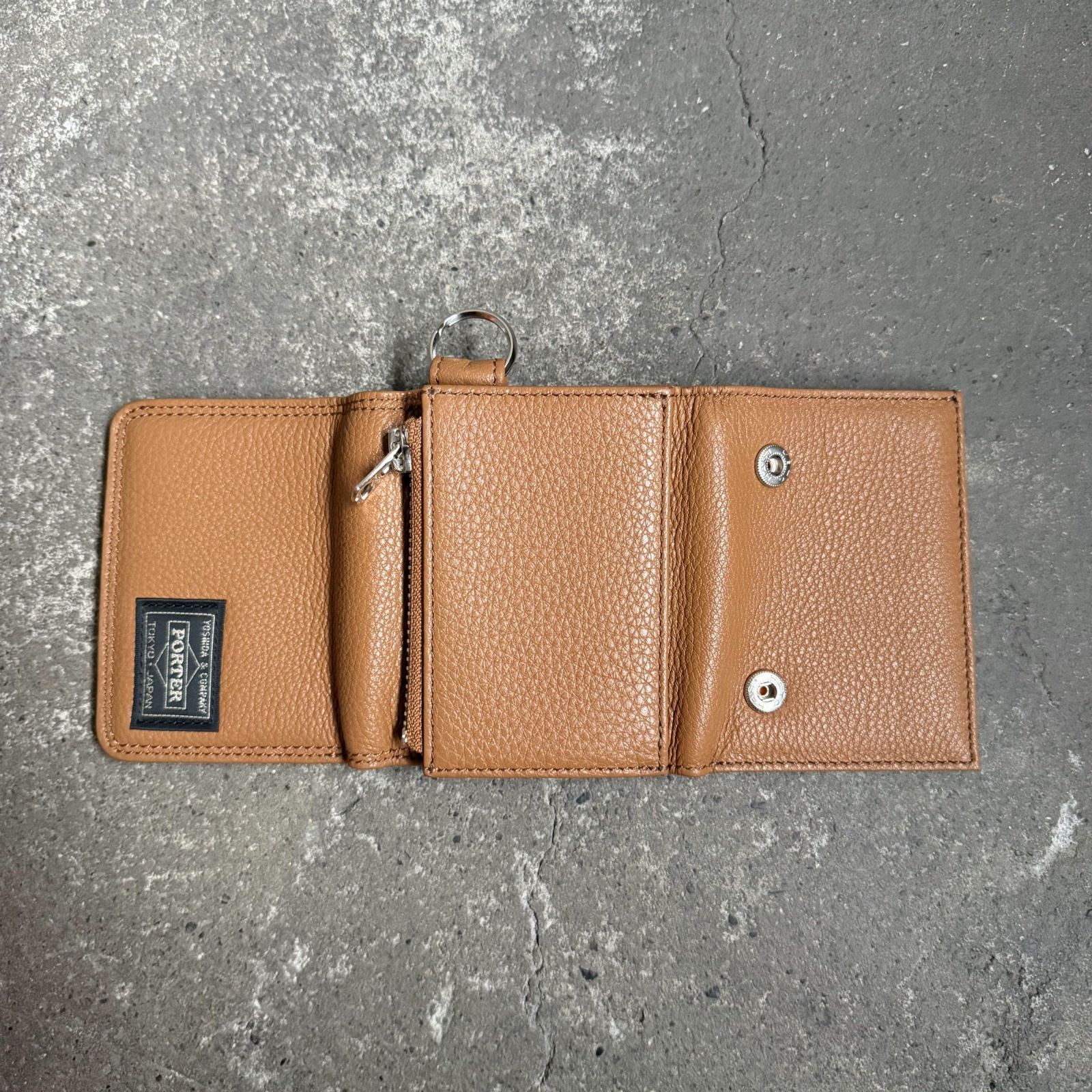 PORTER CALM WALLET 3つ折り シュリンクレザー ポーター 吉田カバン