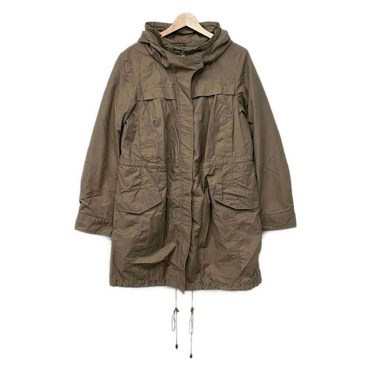 MAX&CO.(マックス&コー) コート サイズUSA 4 レディース美品 - カーキ 長袖/ライナー着脱可/秋/冬