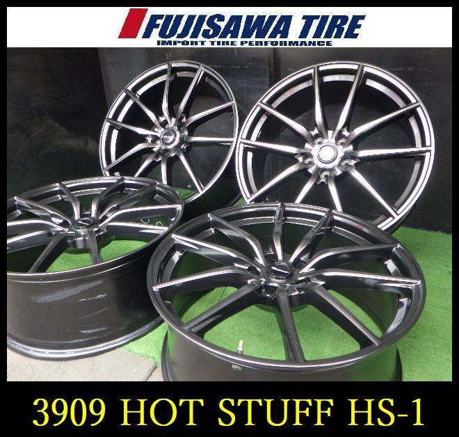 【3909】B送料無料▲HOT STUFF precious HS-1▲20x8.5J 5穴 114.3 +38▲4本 26103518