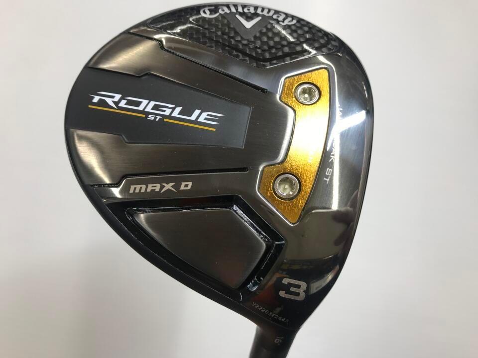 キャロウェイ　ROGUE ST MAX D　16度　VENTUS 5 for Callaway　Sフレックス　フェアウェイウッド　中古【最短即日発送】
