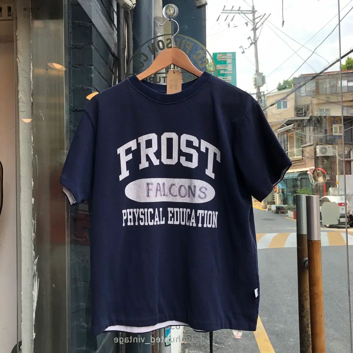 60s/70s リバーシブル Tシャツ-L