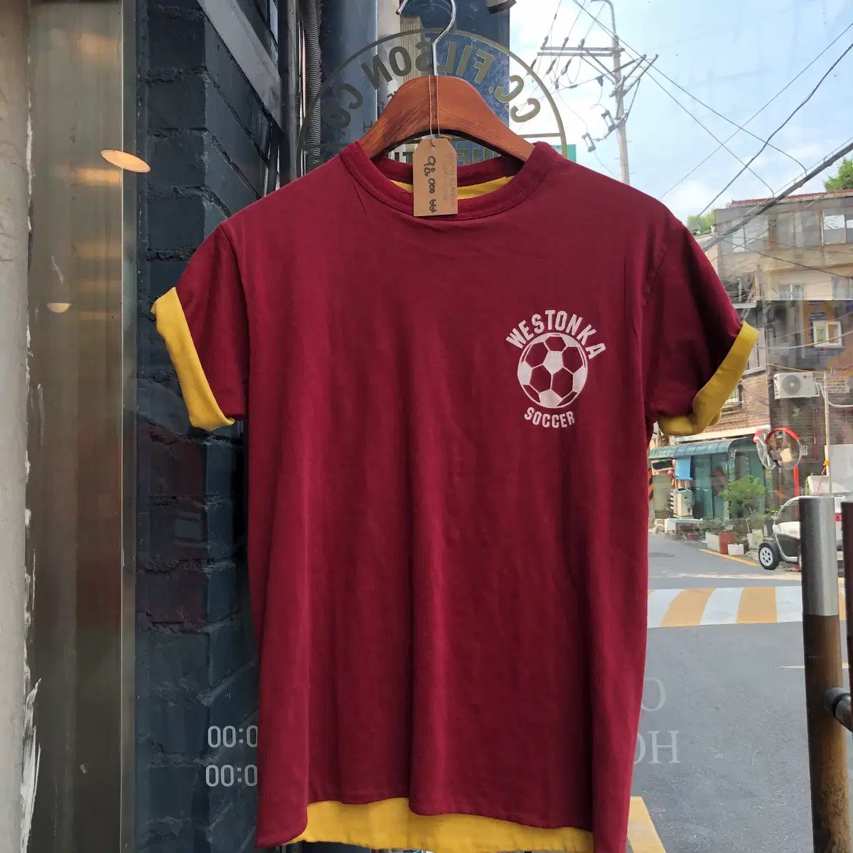 60s/70s リバーシブル Tシャツ-M