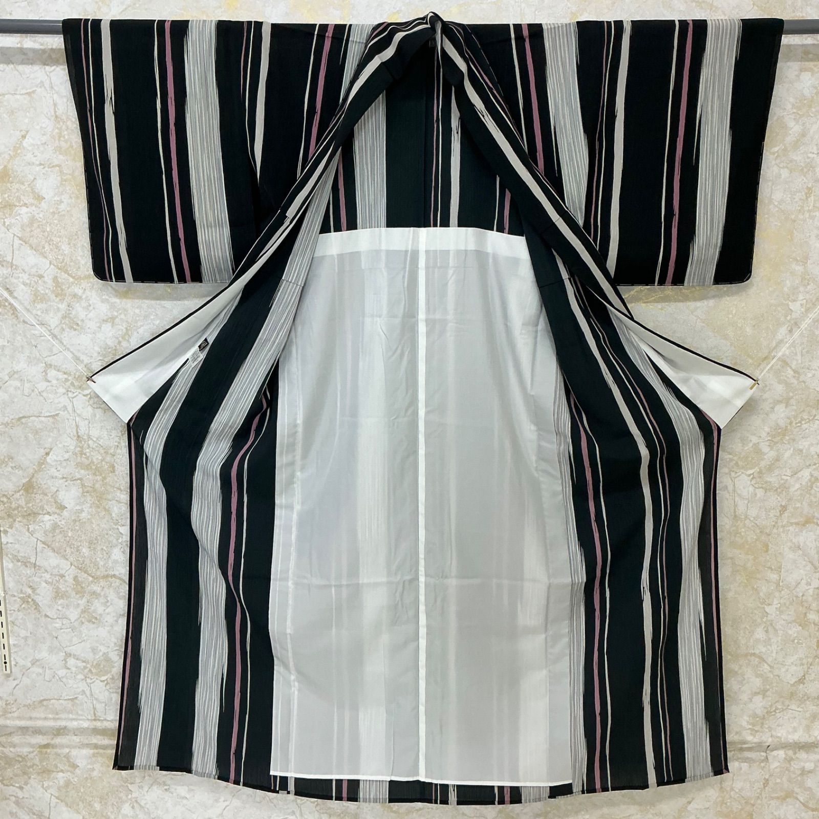 ◇kimono+one◇kimonoarisa◇未使用同然◇夏物夏着物◇小紋着物 