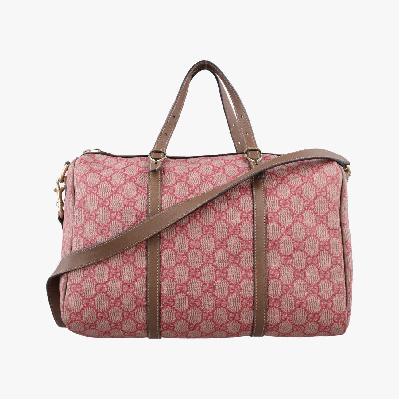 グッチGucciマイクログッチシマ レッド×ブラウン コーティング