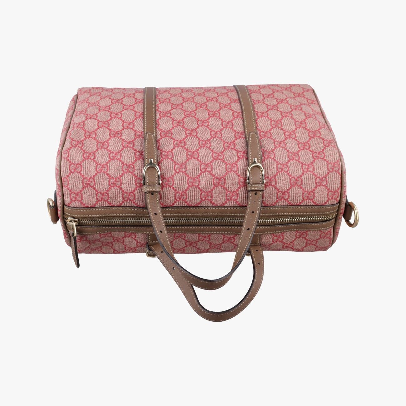 ロココ調♡お値段下げました〜 グッチGucciマイクログッチシマ レッド×ブラウン コーティング