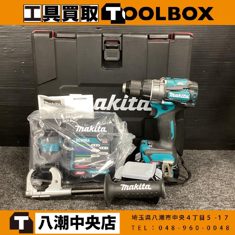 【長期保管　店頭展示品】makita DF001GRGX 充電式ドリルドライバ 40Vmax ※要商品説明必読【202】