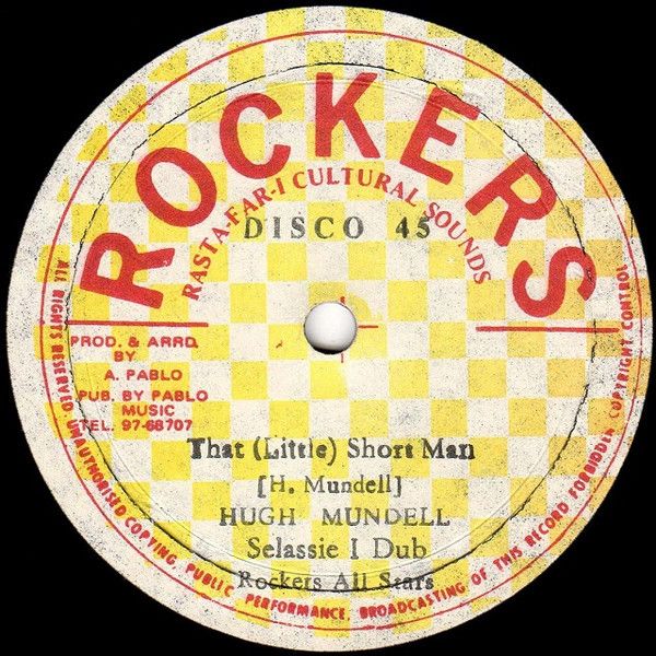 12” Hugh Mundell That (Little) Short Man / False Rumour none Rockers /00250