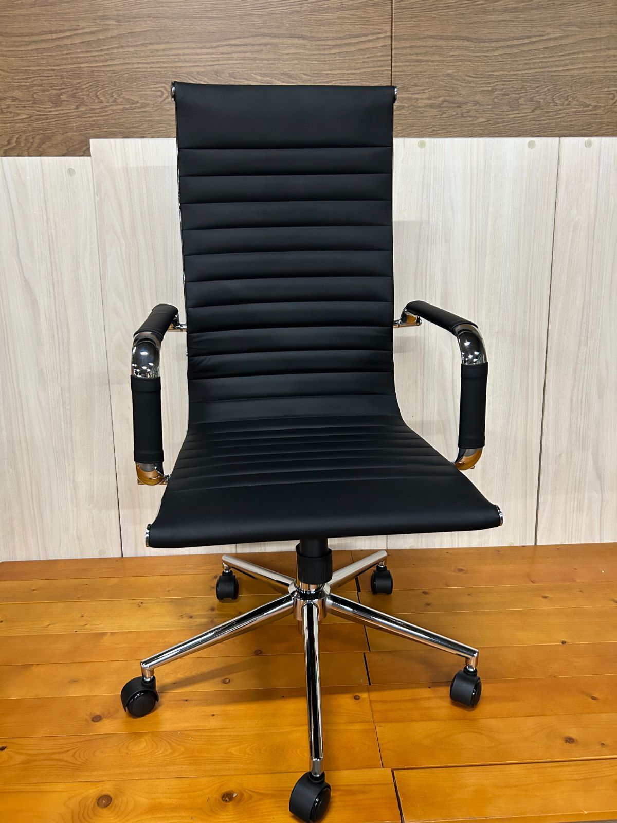 【新品】 ワケアリ 在庫処分セール！ オフィス チェア パソコン BK 　昇降　360度回転