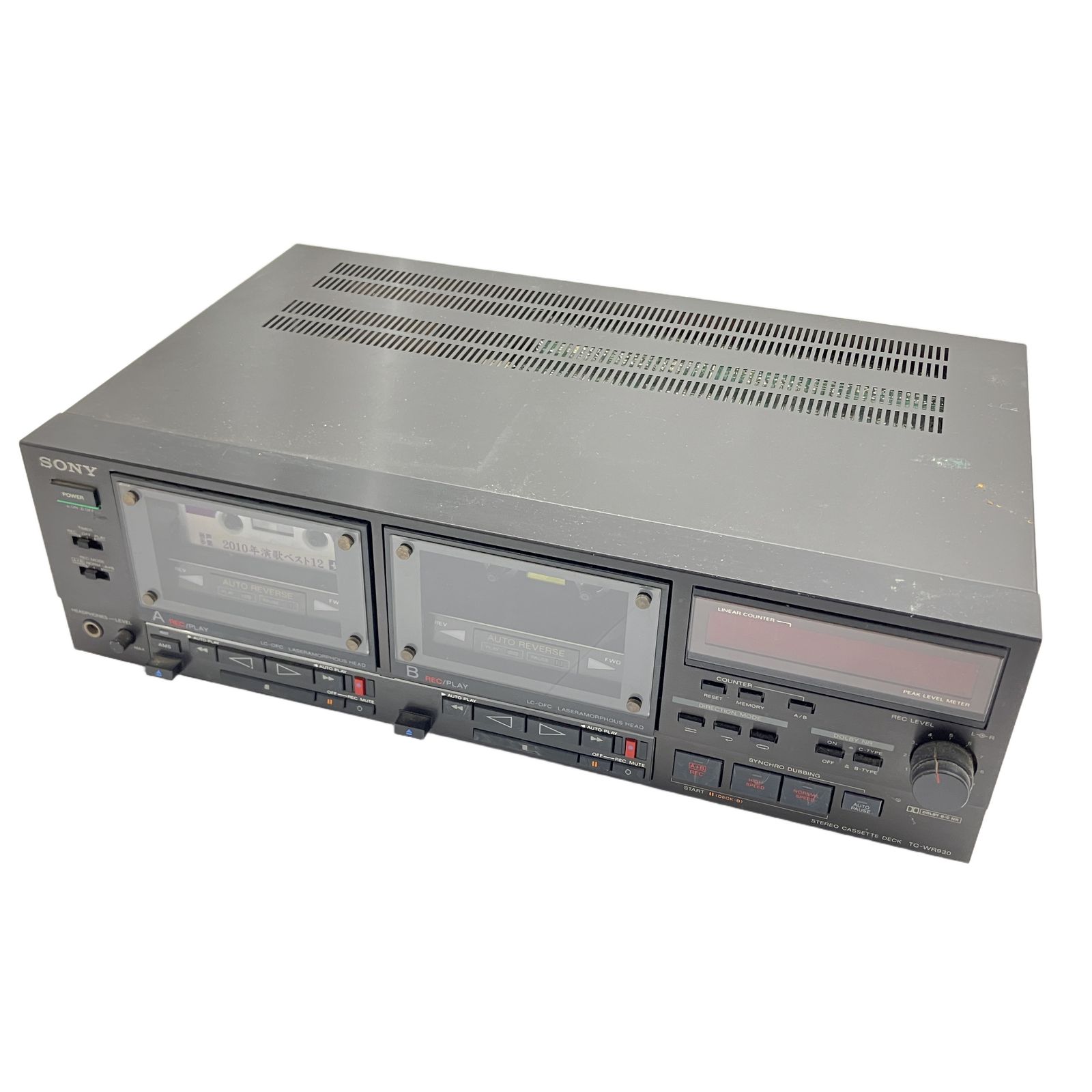 SONY TC-WR930 カセットデッキ ダブルデッキ ダブルリバース ソニー ジャンク W11331452
