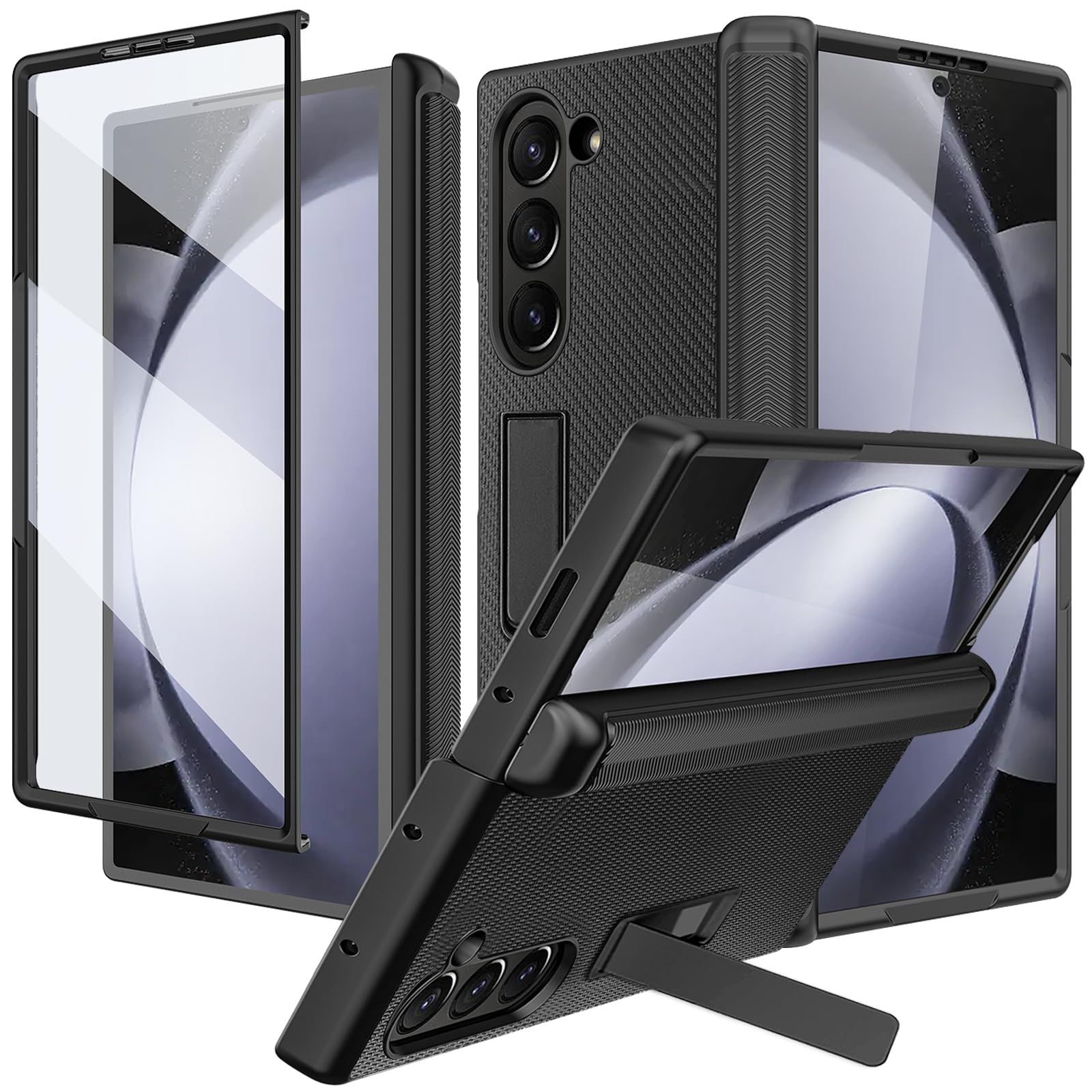 新品 NINKI適応Galaxy Z Fold 6ケース キックスタンド付き (SC-55E 