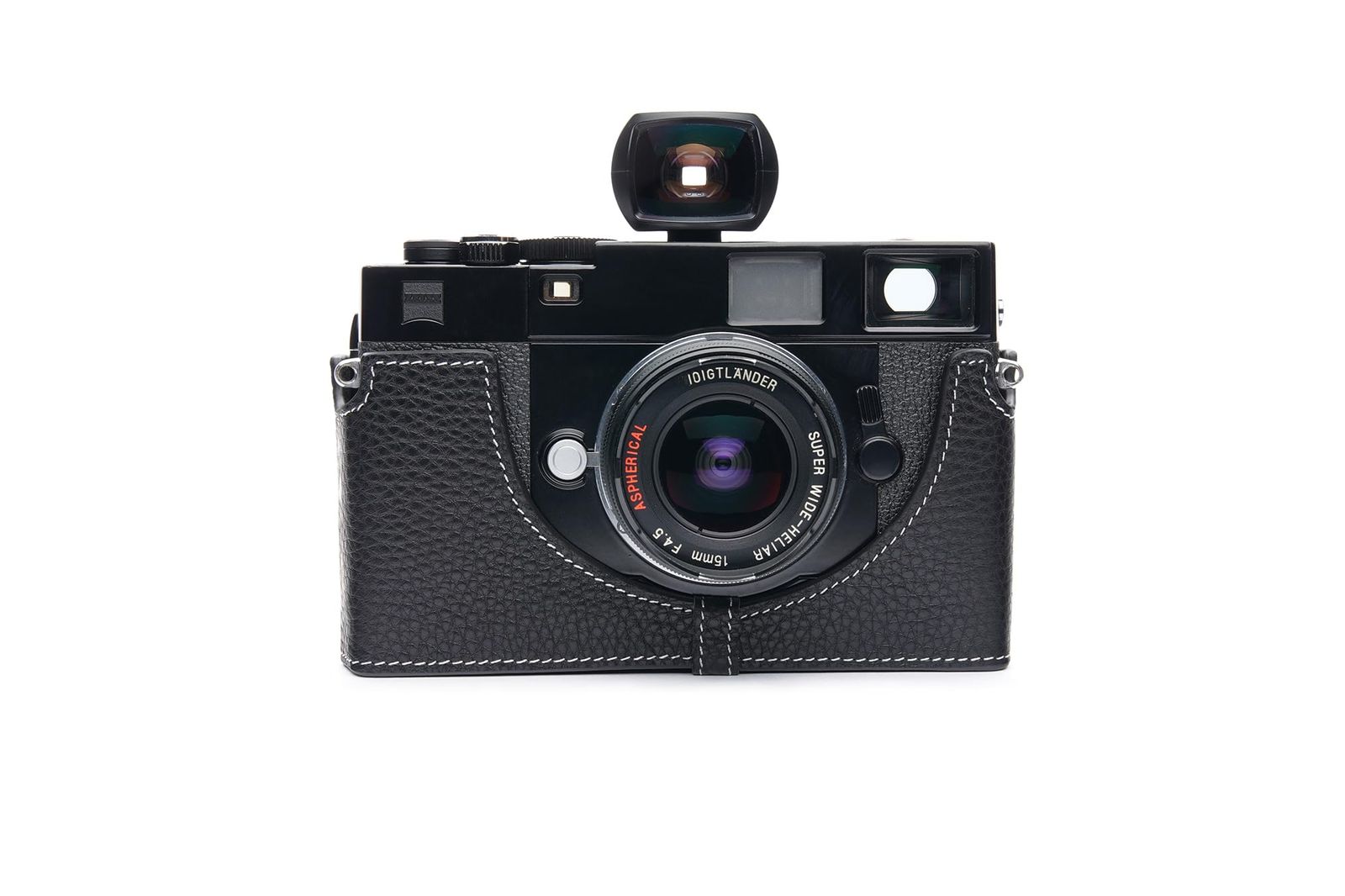 新品 TP Original ZEISS IKON ZM SW 専用 ブルタイプ 本革 ボディケース 黒色