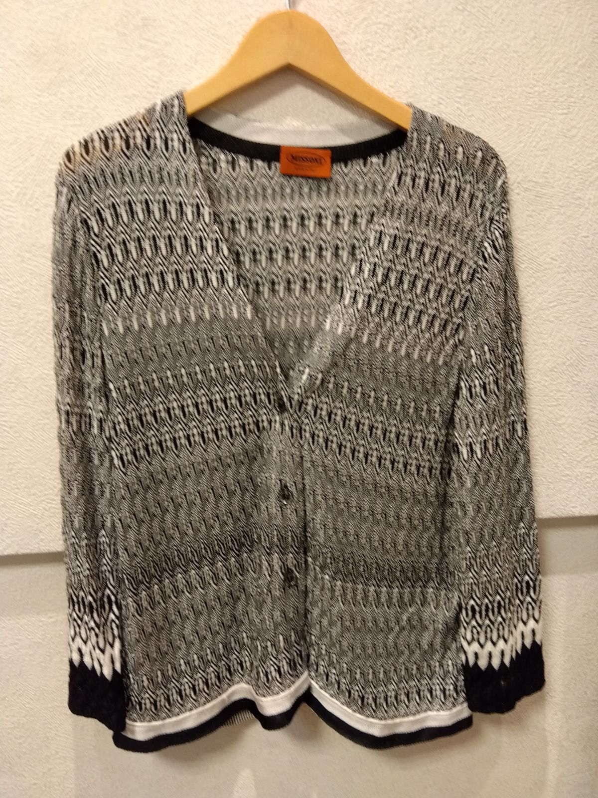 M4 ミッソーニ　MISSONI カーディガン　レーヨン100%　48サイズ