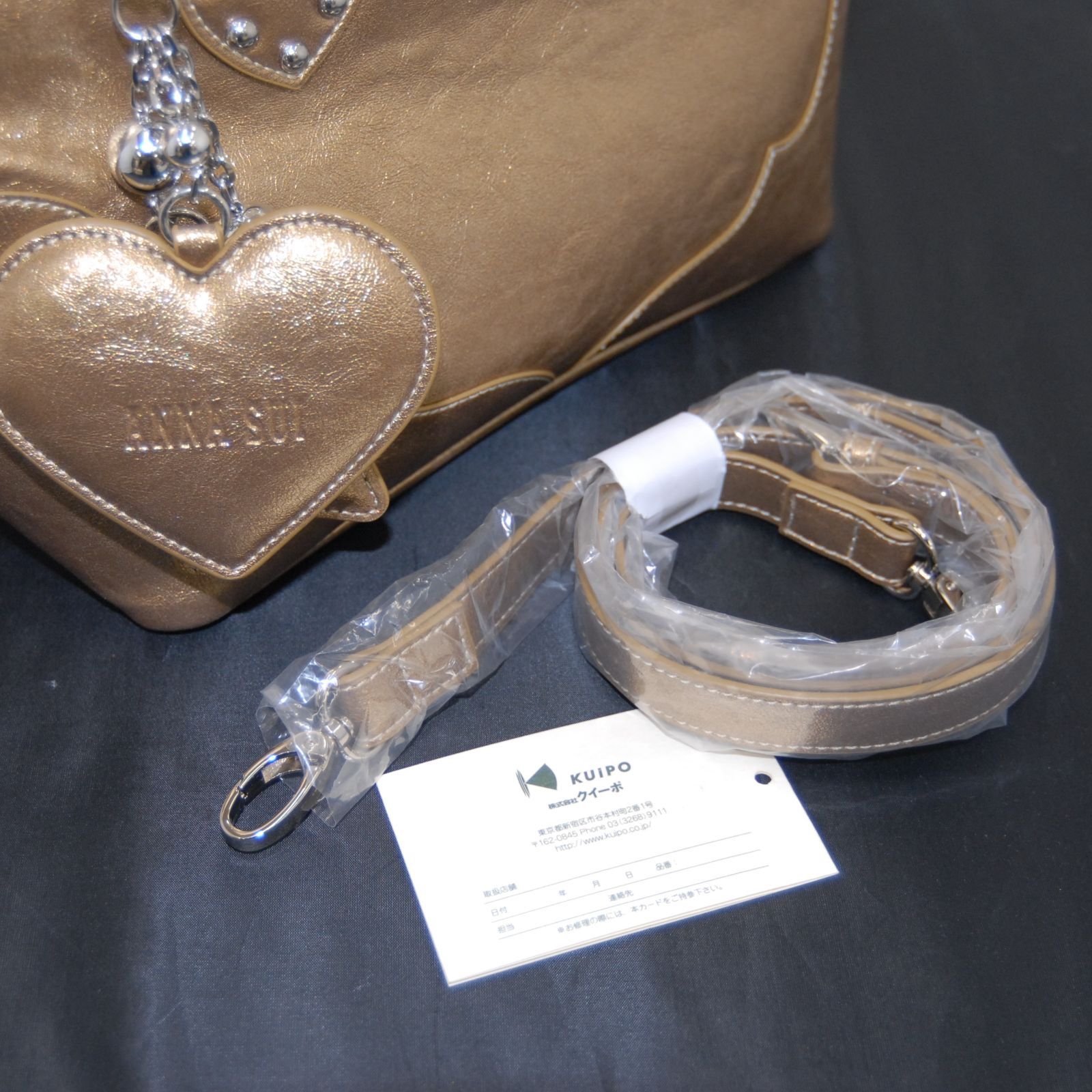 41MS0207 新品・未使用 ANNASUI アナスイ ルミナス 2WAY ハンドバッグ
