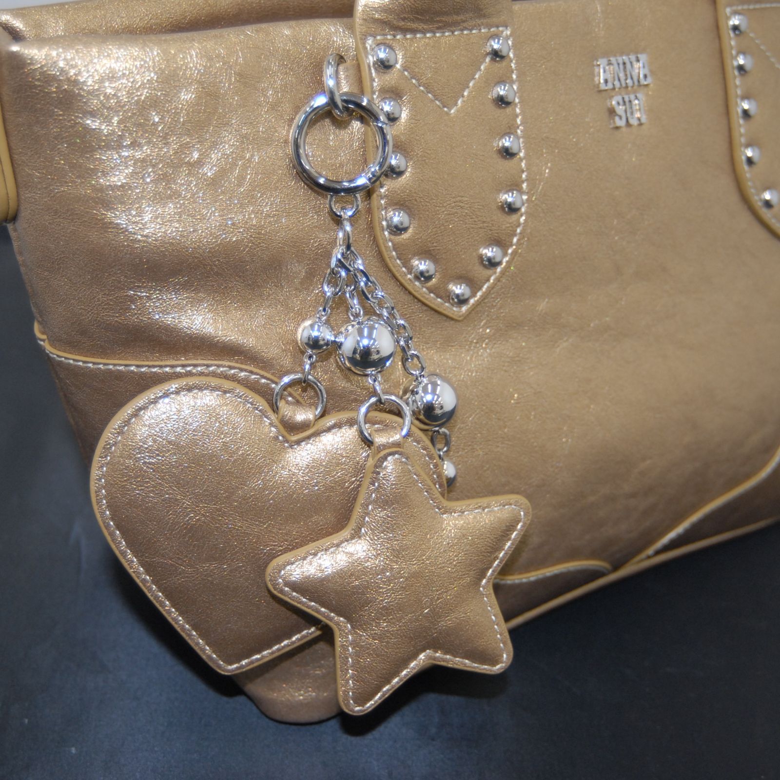 41MS0207 新品・未使用 ANNASUI アナスイ ルミナス 2WAY ハンドバッグ