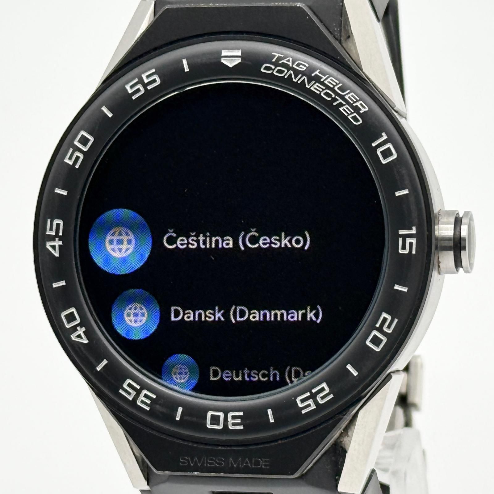 TAG HEUER タグホイヤー コネクテッド デジタル文字盤 SBF8A8001 メンズ 腕時計 稼働品
