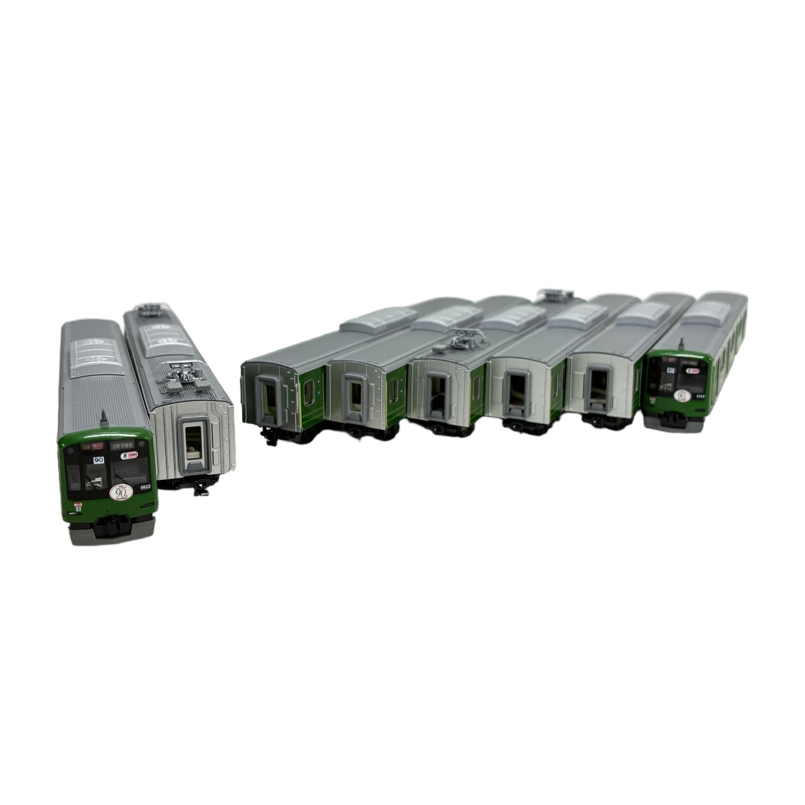 KATO 10-1456 東急電鉄 東横線 5000系 青ガエル ラッピング編成 GREEN FROG 8両セット Nゲージ 鉄道模型 カトー 良好W11330762
