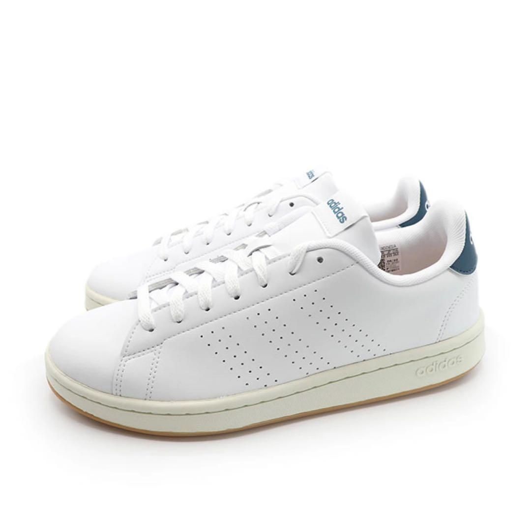 Adidas アドバンテージ ADVANTAGE フットウェアホワイト/レガシーティール GW5537