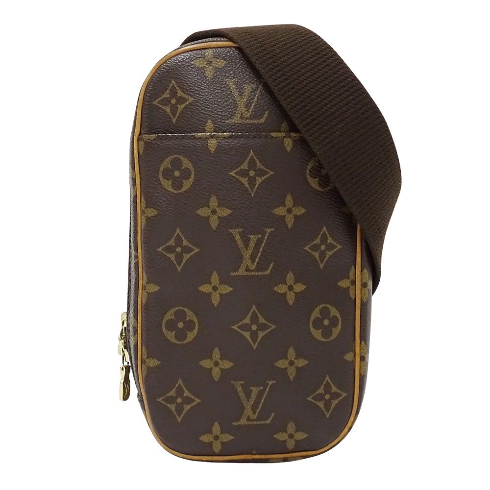 ルイ・ヴィトン LOUIS VUITTON バッグ モノグラム メンズ ブランド ボディバッグ ショルダーバッグ ポシェット ガンジュ M51870 ブラウン おしゃれ 【中古】