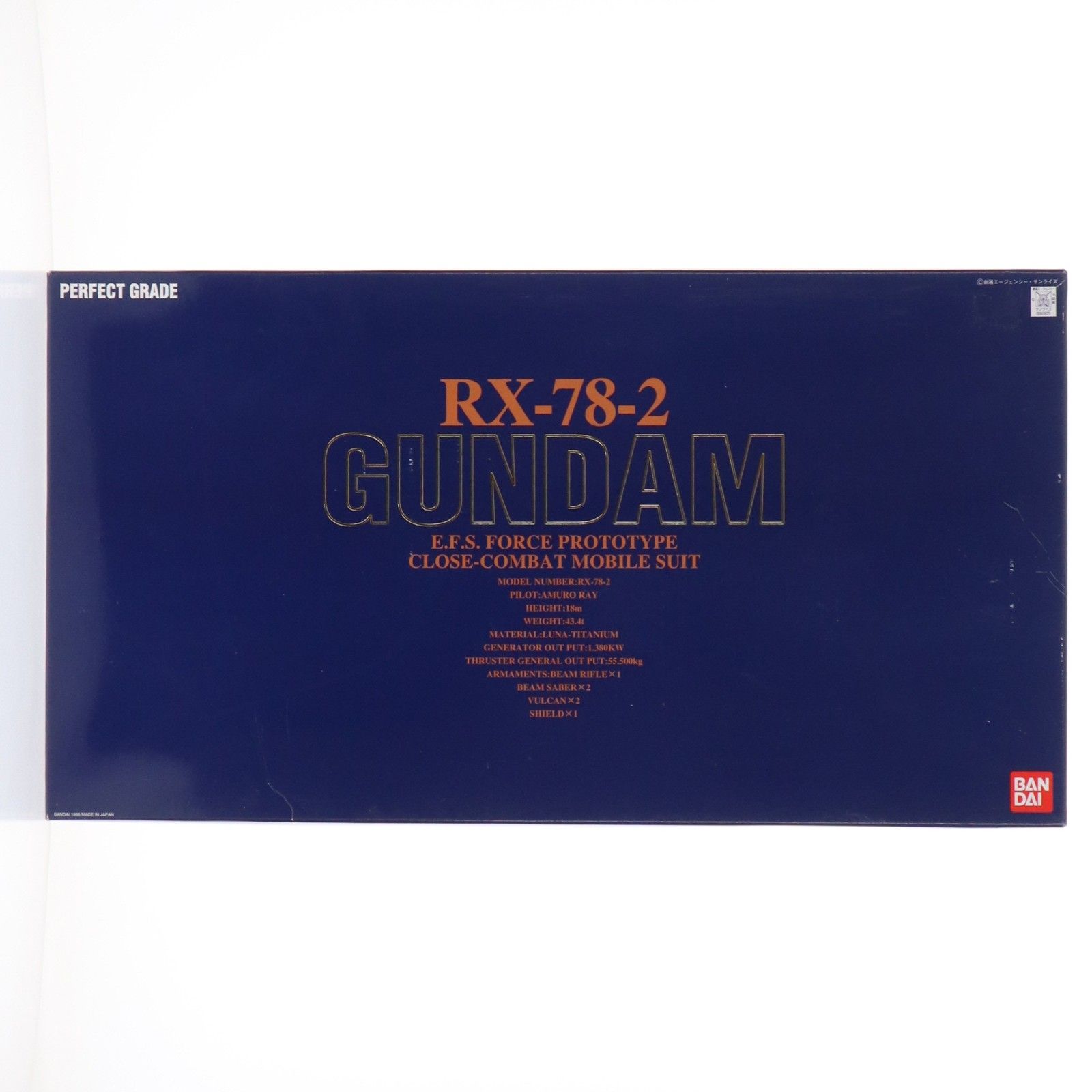 PG 1/60 RX-78-2 ガンダム 機動戦士ガンダム プラモデル(0060625) バンダイ