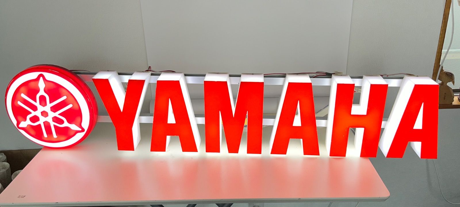 YAMAHA　電飾看板　現状品　①