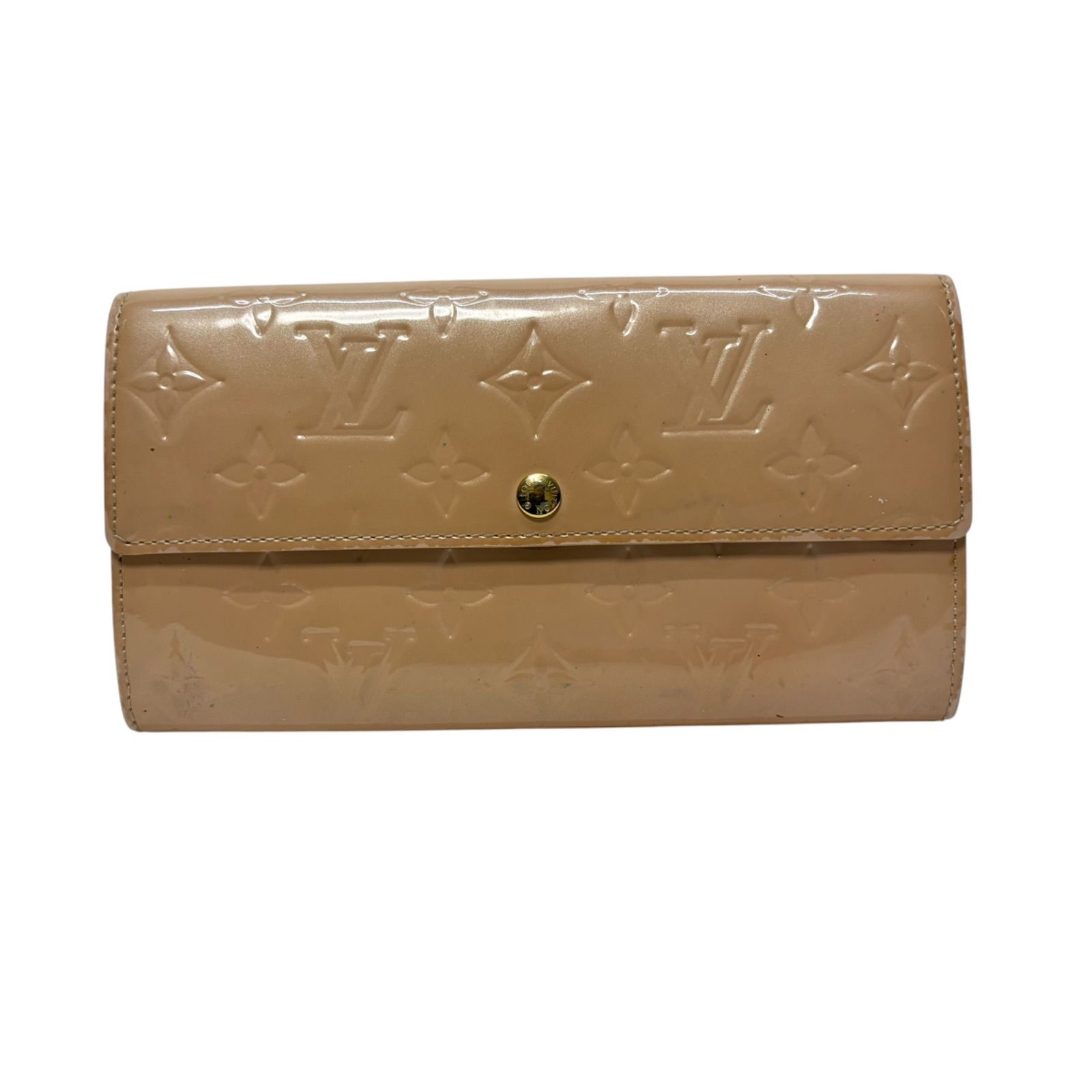 4756 LOUIS VUITTON ルイヴィトン ヴェルニ 長財布 ポルトフォイユ サラ