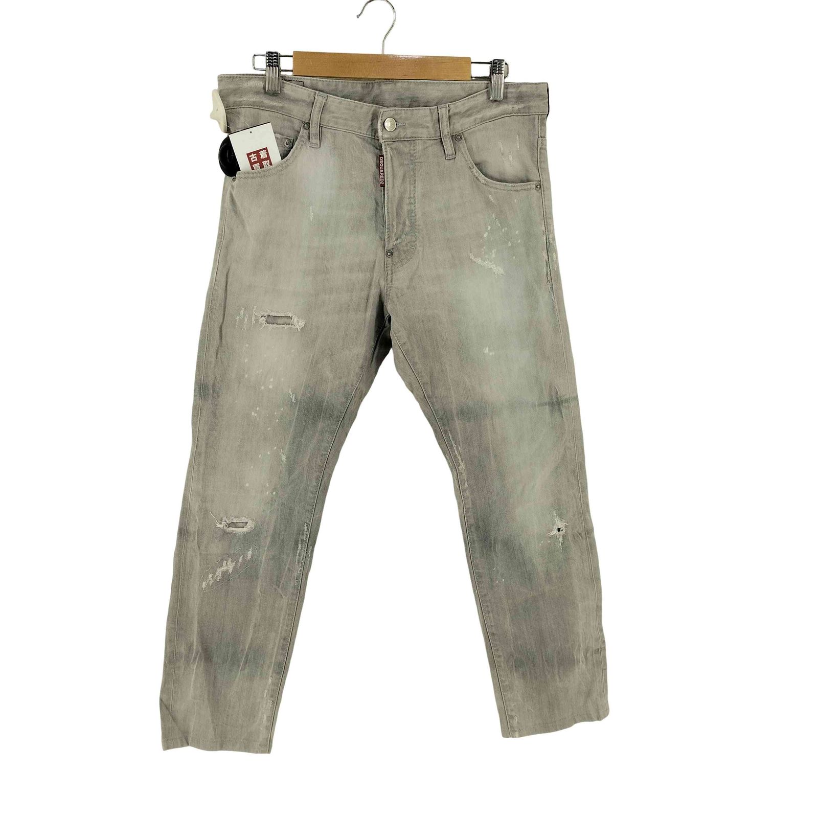ディースクエアード DSQUARED2 CATEN BROS ダメージ加工 ボタンフライ