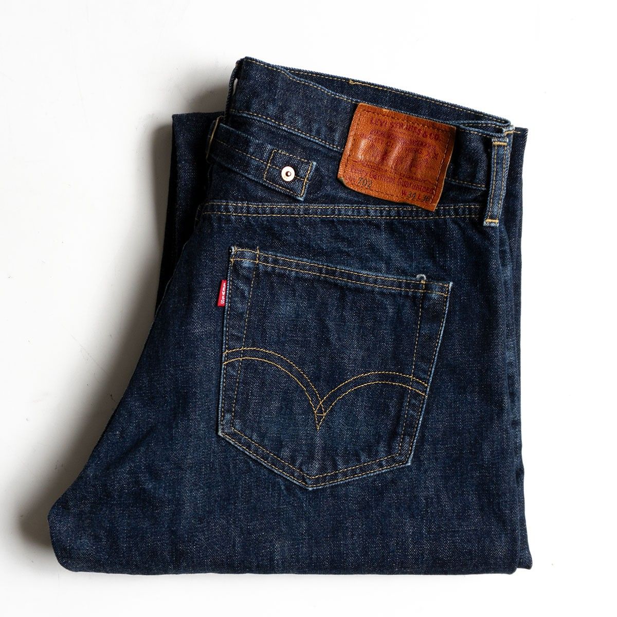 【美品/濃紺】 LEVI'S 【 702XX ビッグE デニムパンツ 】34×36 旧日本製 リーバイス wl 26060324