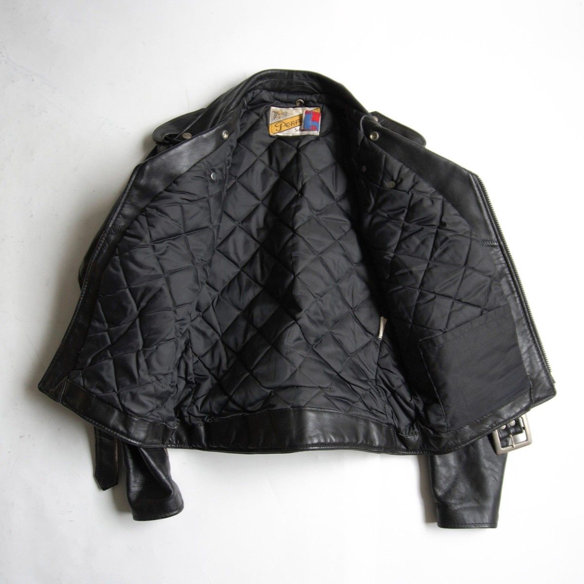 雰囲気抜群】SCHOTT【618/ダブルライダース ジャケット】38 レザー