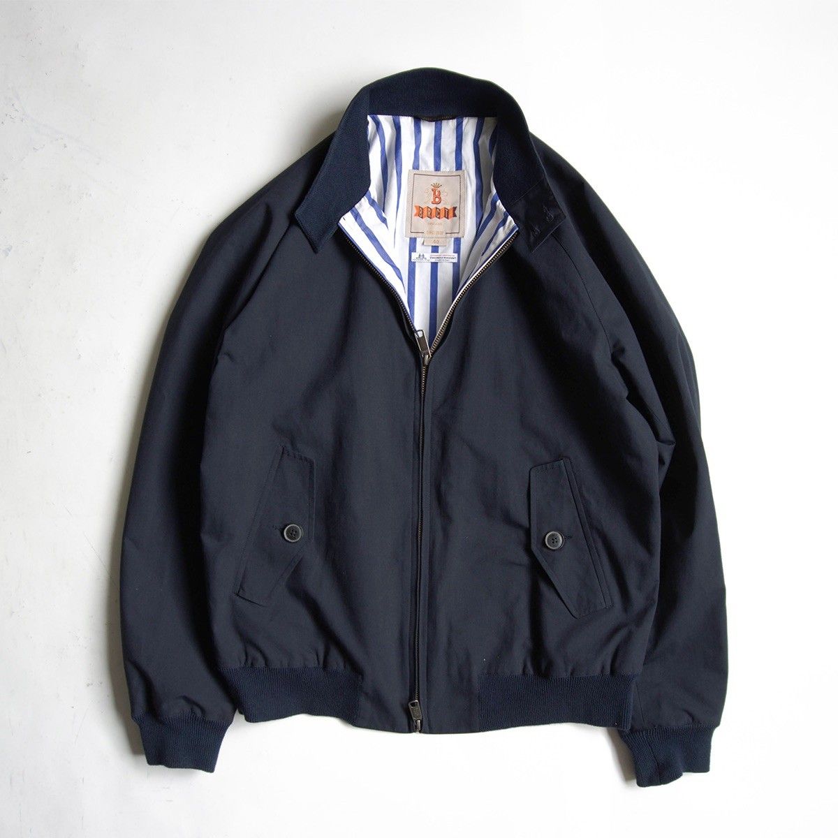【美品】 BARACUTA 【× THOMAS MASON G9 スウィングトップ ハリントンジャケット】40 バラクータ イングランド製 26060250