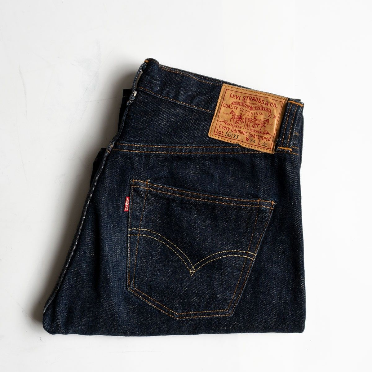 【美品濃紺/バレンシア製】 LEVI'S 【 47501 / 501XX ビッグE デニムパンツ 】34×36 リーバイス 555 アメリカ製 wl 26060321