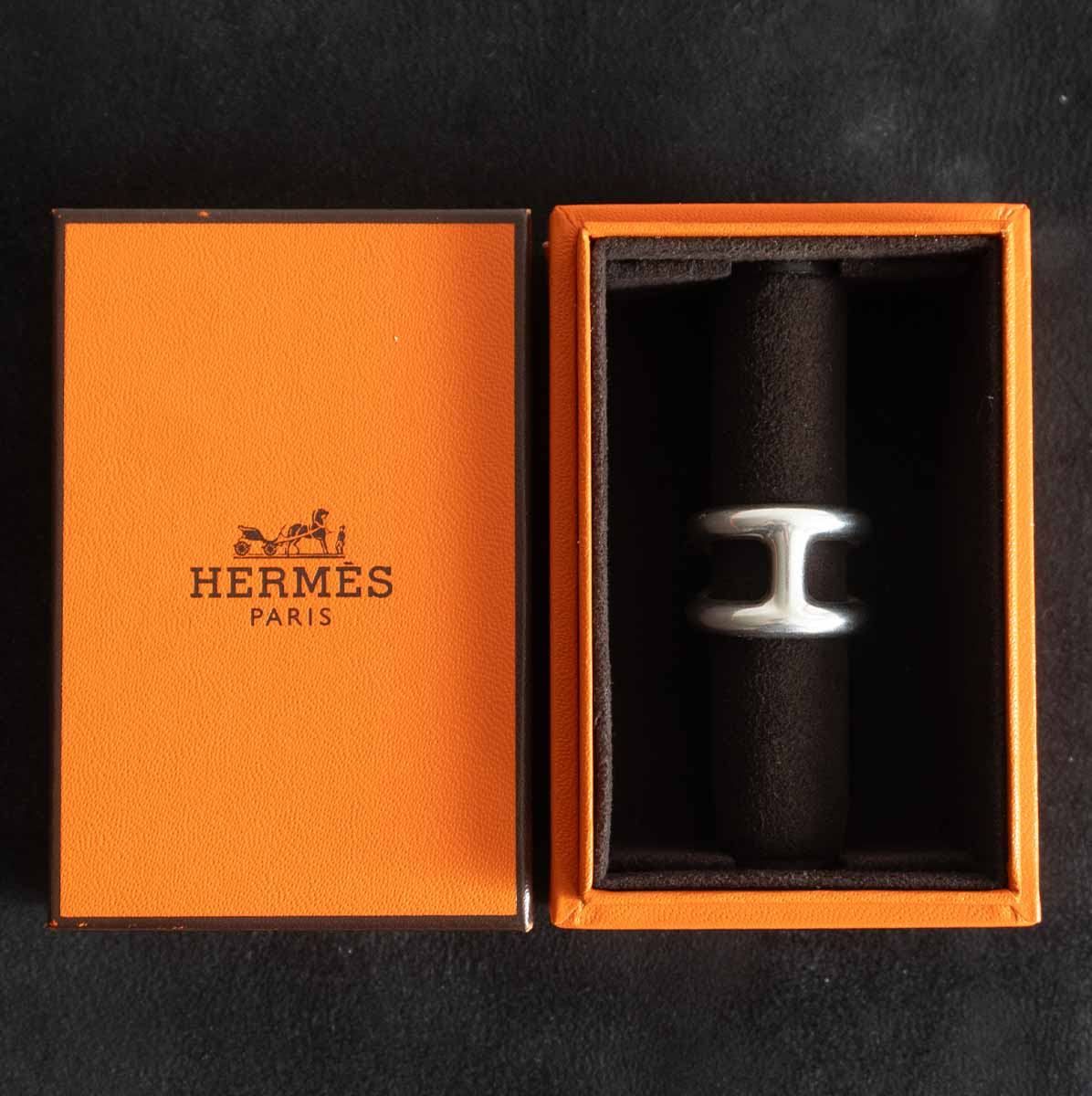 人気，限定SALE 【最高級】 HERMES 【オスモズ GM リング】 53
