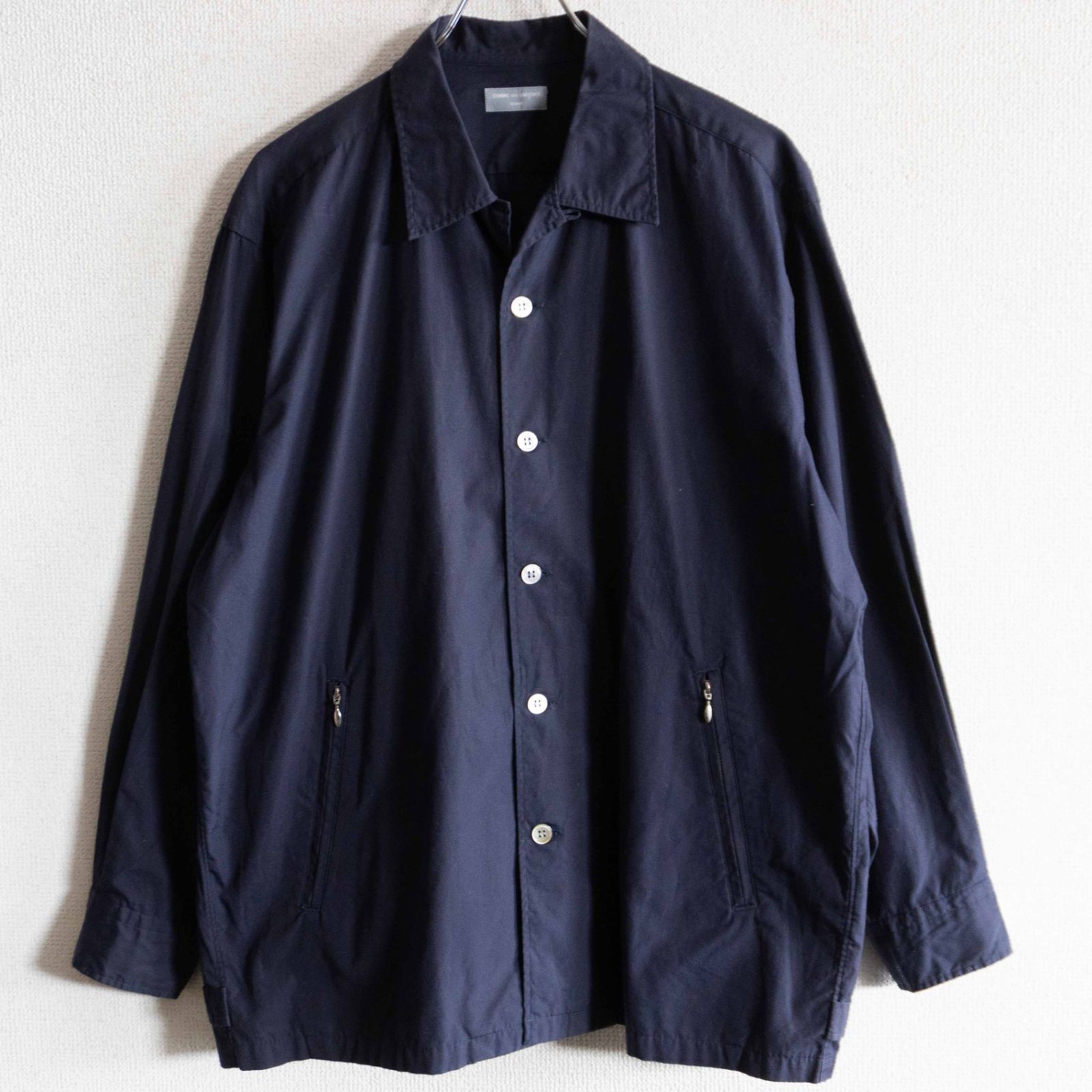 【90年代/アーカイブ】COMME des GARCONS HOMME 【90s シャツ ジャケット】 コムデギャルソンオム ネイビー 26050667 25,234円