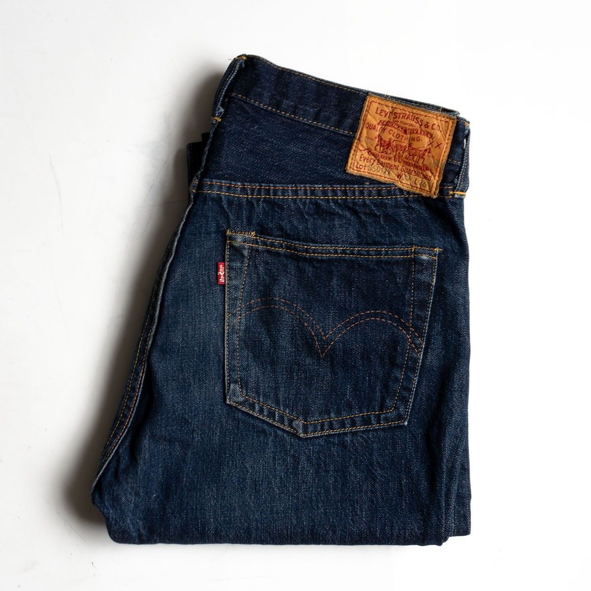【バレンシア製】 LEVI'S 【 44501 大戦モデル / S501XX ビッグE デニムパンツ 】34×36 555 リーバイス wl 26060320