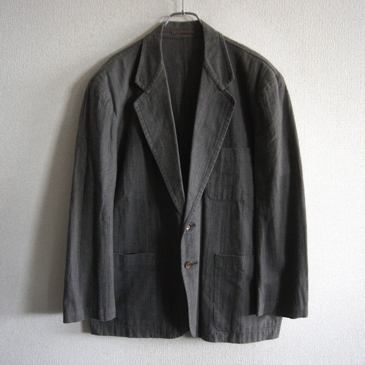 80s】COMME des GARCONS HOMME【千鳥格子 チェック テーラード