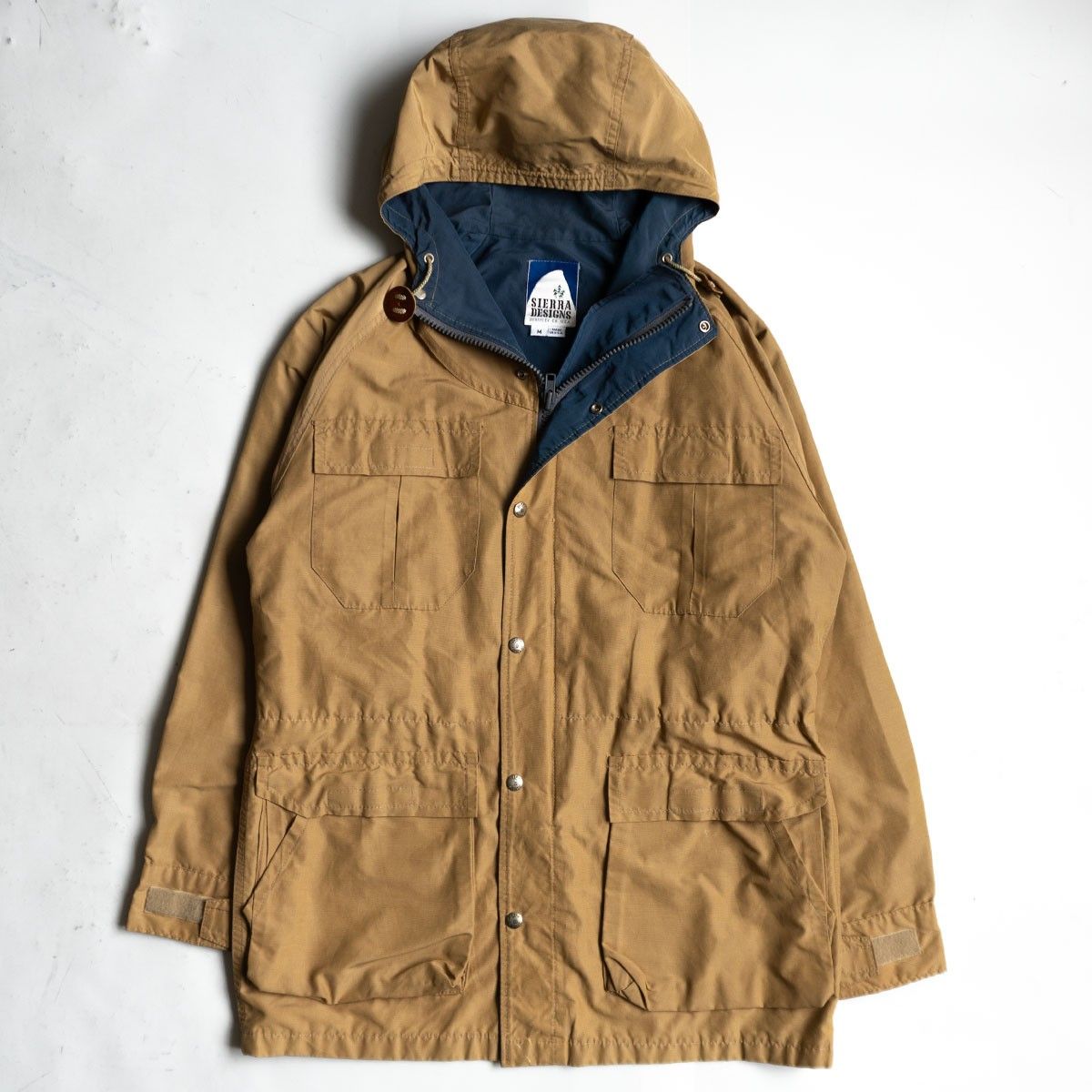 【美品】Sierra Designs 【USA製 60/40クロス マウンテンパーカー】M タン ジャケット シエラデザイン 26060311