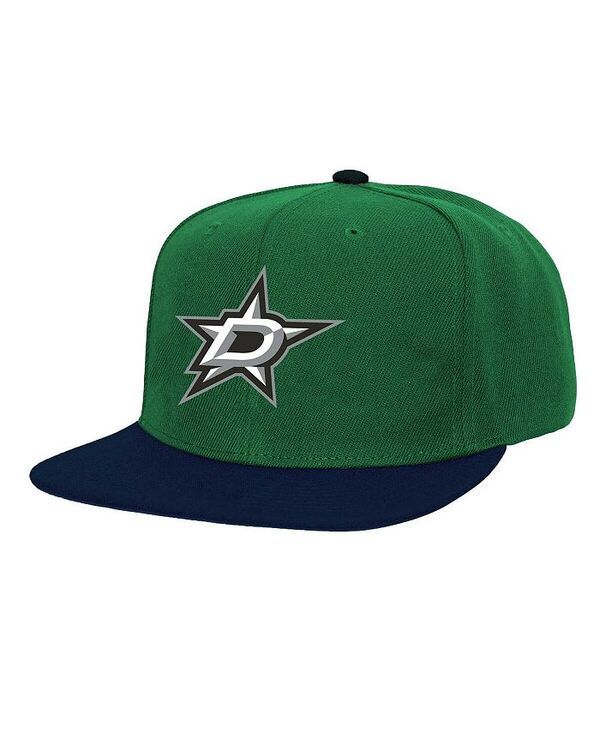 ミッチェルネス メンズ アクセサリー 帽子 Mitchell Ness Mens Kelly Green Dallas Stars Core Team Ground 20 Snapback Hat Kelly Green グリーン