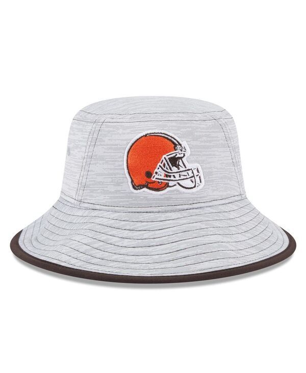 ニューエラ メンズ アクセサリー 帽子 New Era Mens Gray Cleveland Browns Game Bucket Hat Gray グレー
